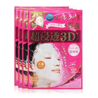 Kracie嘉娜宝肌美精 3D面膜（抗皱保湿）4片（日本）
