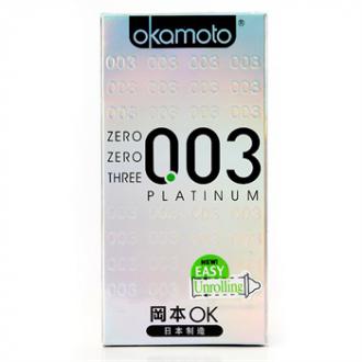 冈本0.03(10只白金超薄装)（日本）